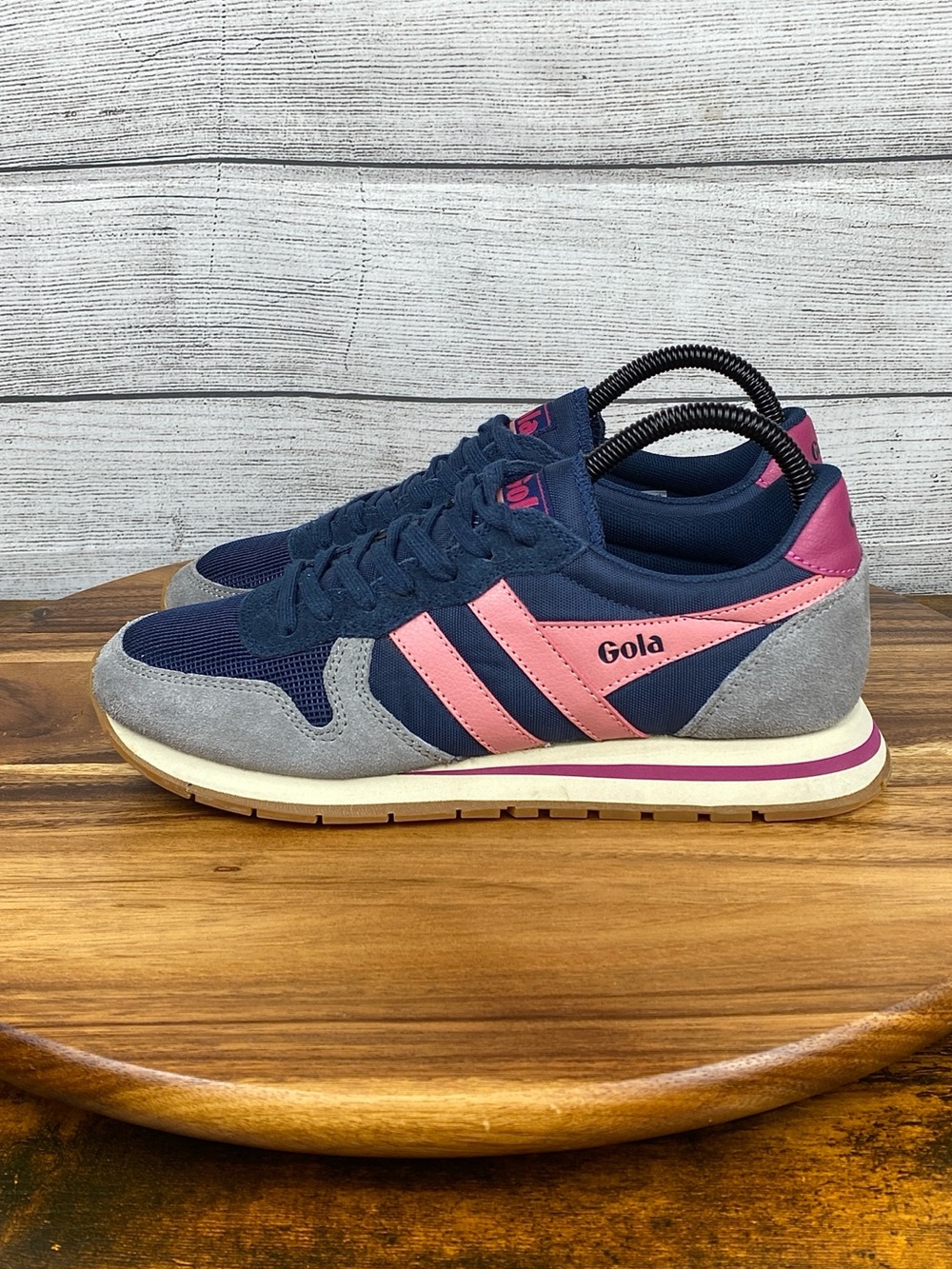 Gola Classics Daytona Navy Pink Sneakers Women’s Shoe Size 7.5 EU 38.5